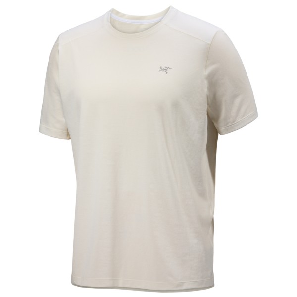 Arc'teryx - Cormac Crew S/S - Laufshirt Gr L beige/grau von Arc'teryx