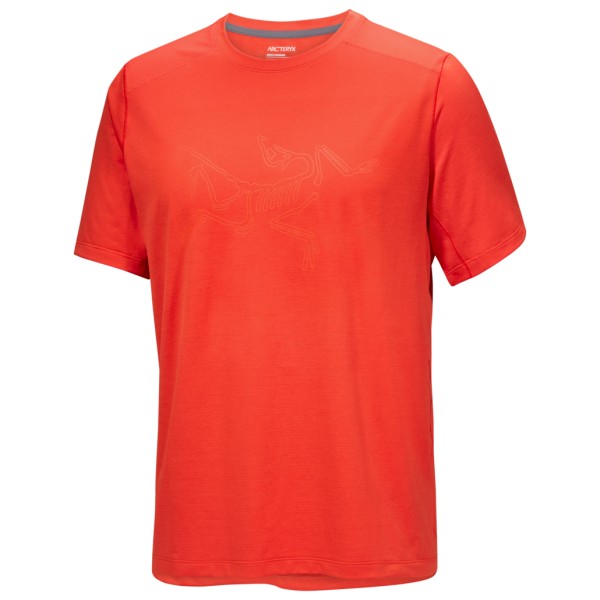 Arc'teryx - Cormac Logo S/S - T-Shirt Gr L rot von Arc'teryx