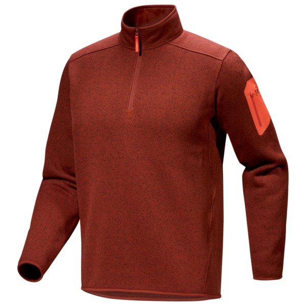 Arc'teryx - Covert 1/2 Zip Neck - Fleecepullover Gr L;M;S;XL;XXL grau;rot von Arc'teryx