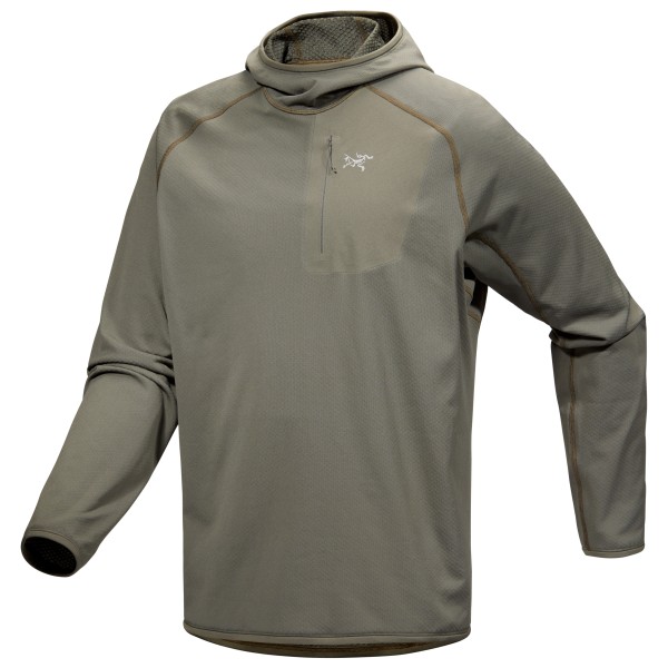 Arc'teryx - Delta Pullover Hoody - Fleecepullover Gr L grau von Arc'teryx