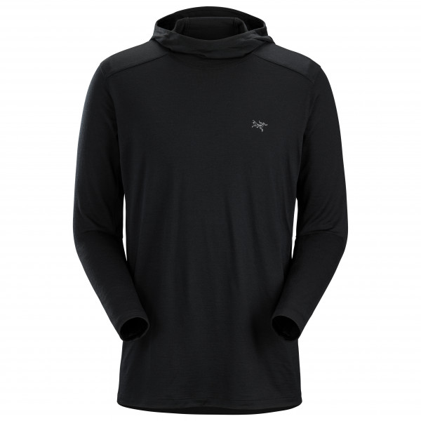 Arc'teryx - Ionia Hoody - Merinoshirt Gr L schwarz von Arc'teryx