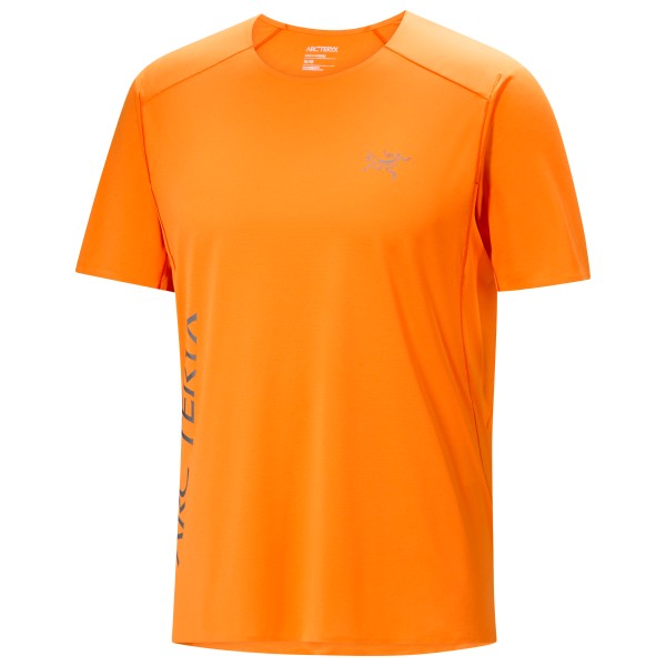 Arc'teryx - Norvan Downword Logo S/S - Laufshirt Gr XL orange von Arc'teryx