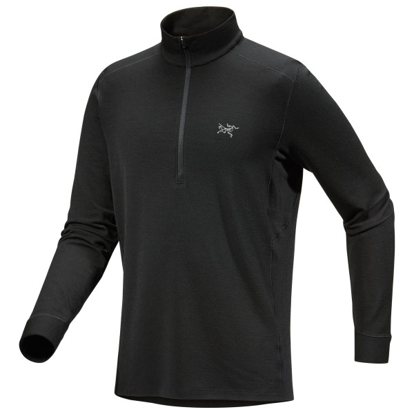 Arc'teryx - Rho Merino Wool Zip Neck - Merinounterwäsche Gr XL schwarz von Arc'teryx