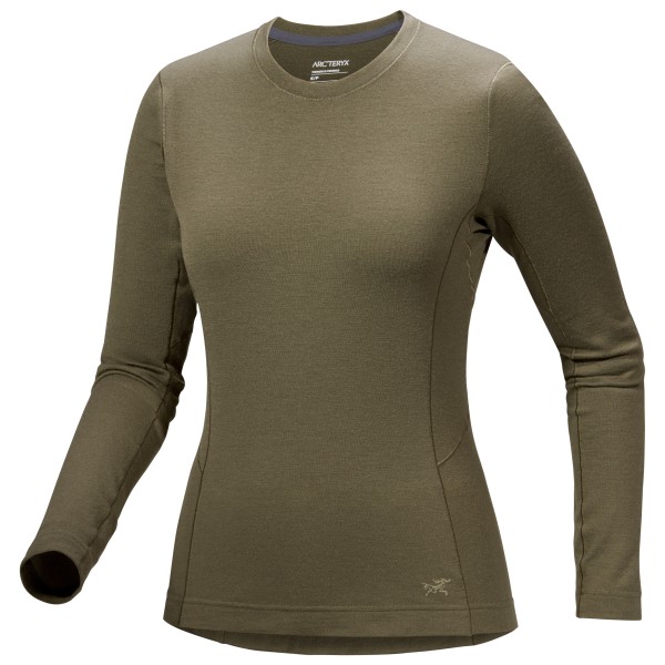 Arc'teryx - Women's Satoro Merino Wool Crew - Merinounterwäsche Gr L oliv von Arc'teryx