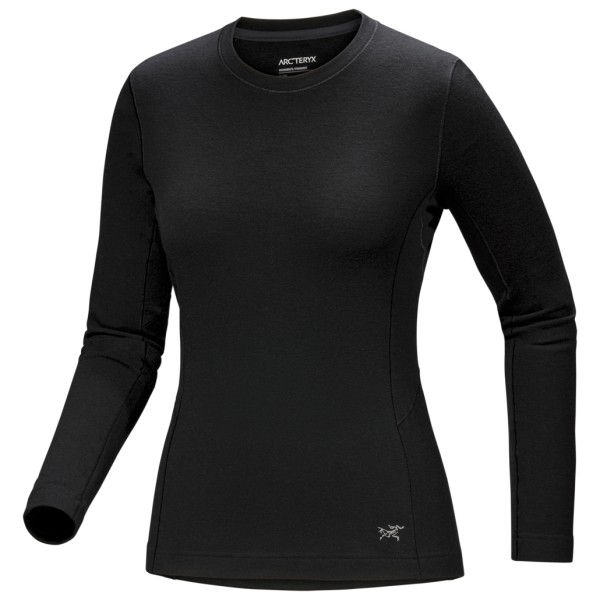 Arc'teryx - Women's Satoro Merino Wool Crew - Merinounterwäsche Gr M schwarz von Arc'teryx