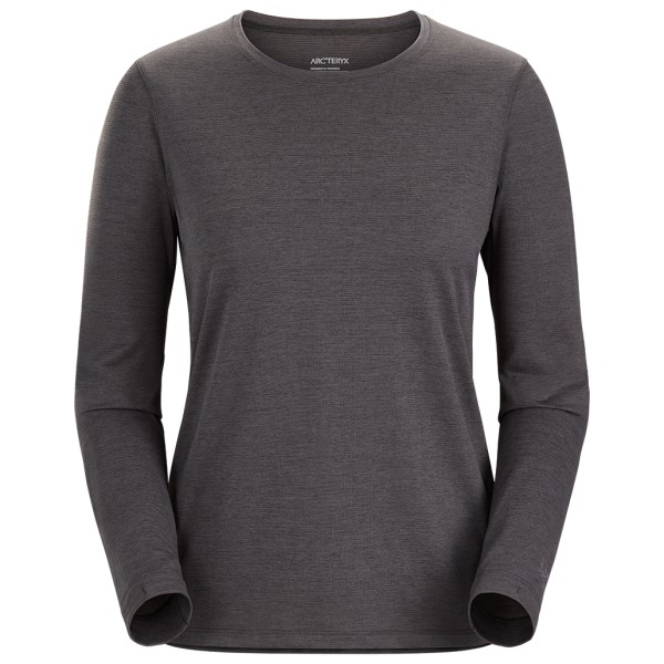 Arc'teryx - Women's Taema Crew L/S - Laufshirt Gr M grau von Arc'teryx