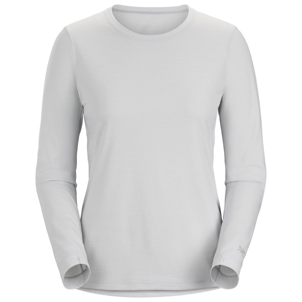 Arc'teryx - Women's Taema Crew L/S - Laufshirt Gr S grau von Arc'teryx