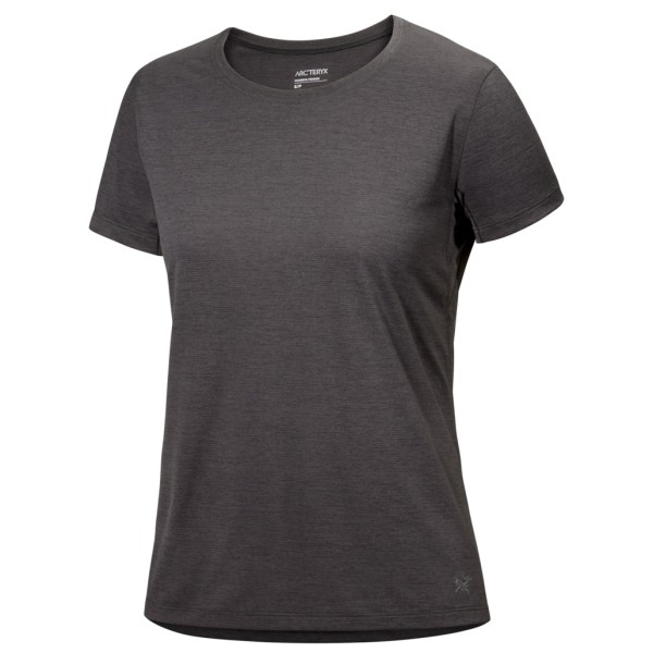 Arc'teryx - Women's Taema Crew S/S - Funktionsshirt Gr L grau von Arc'teryx