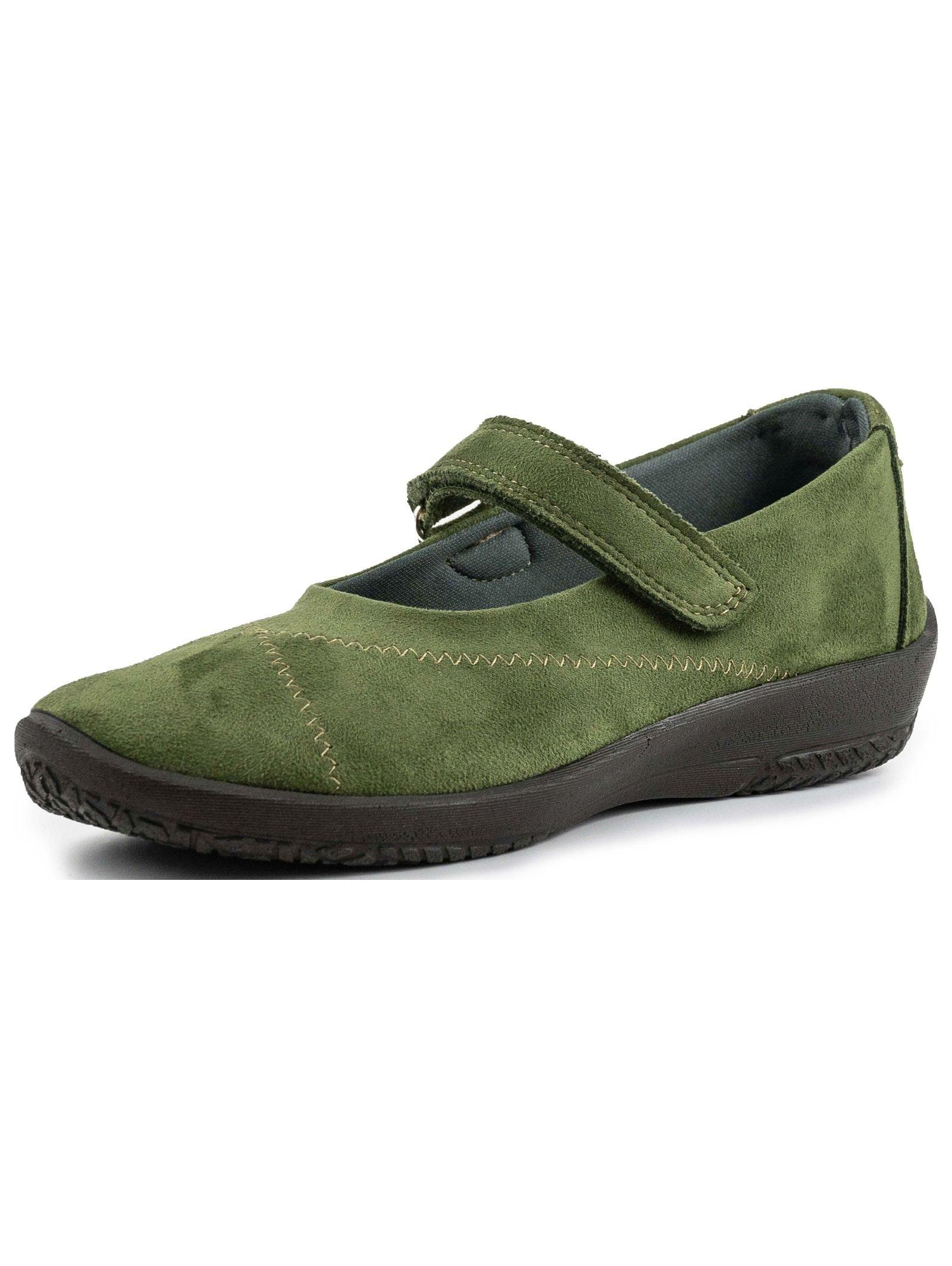 Ballerinas Damen Olivegrün 38 von Arcopedico