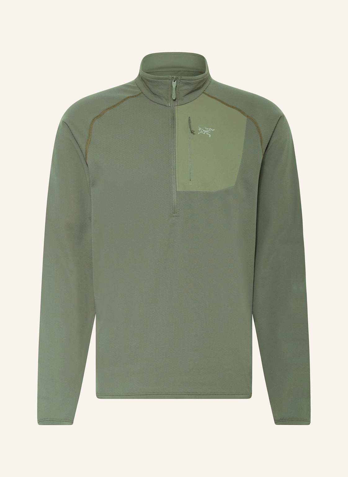 Arc'teryx Pullover Delta 1/2 Zip gruen von Arcteryx