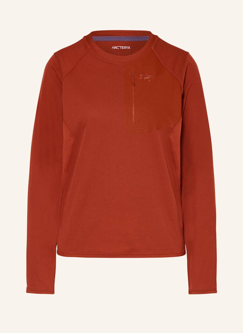 Arc'teryx Pullover Delta Crew rot von Arcteryx