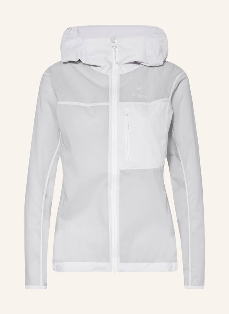 Arc'teryx Windbreaker Squamish Hoody weiss von Arcteryx