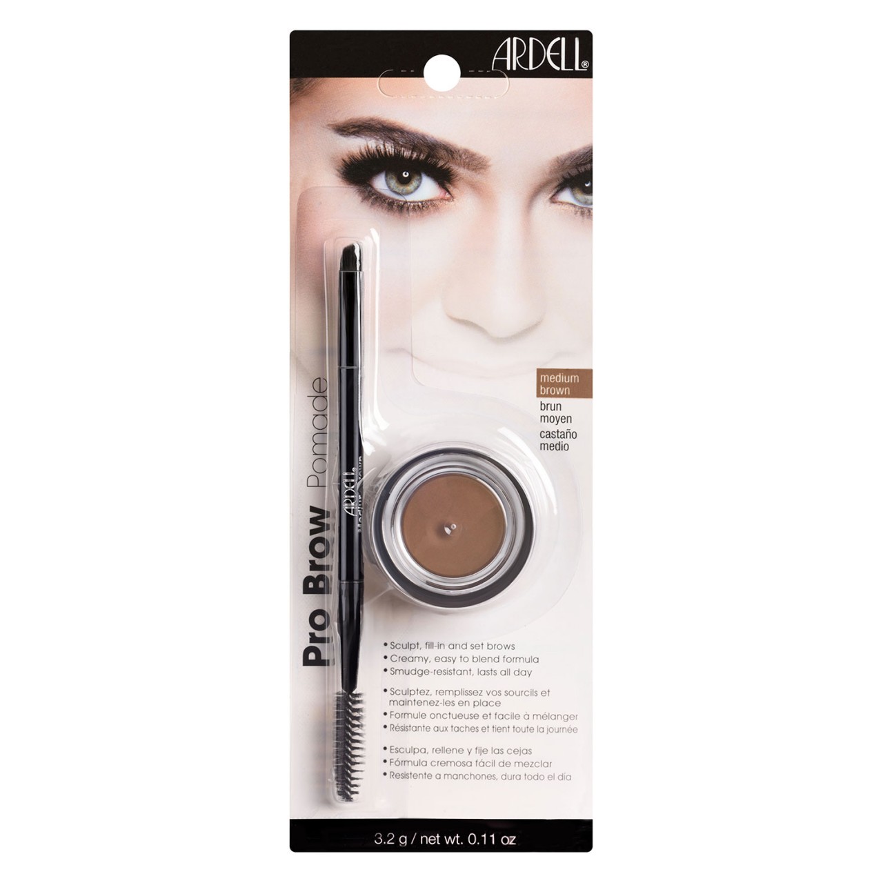 Ardell Brows - Brow Pomade/Brush Medium Brown von Ardell