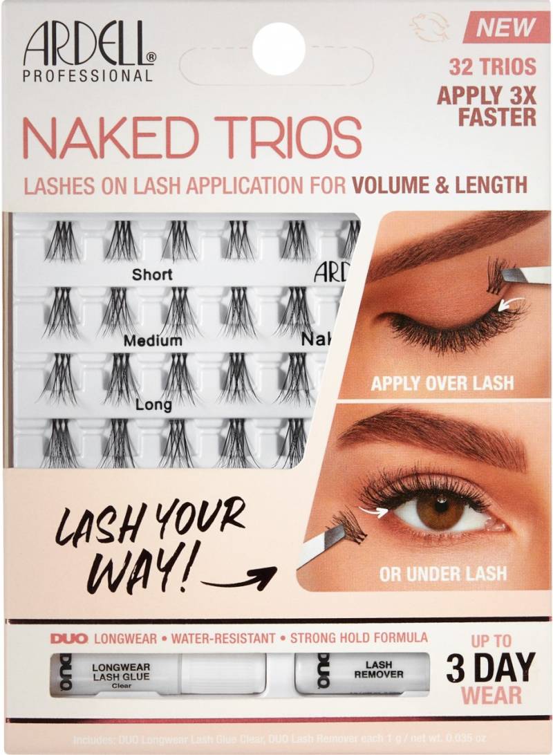 Ardell False Lashes - Naked Lashes Trios Kit von Ardell