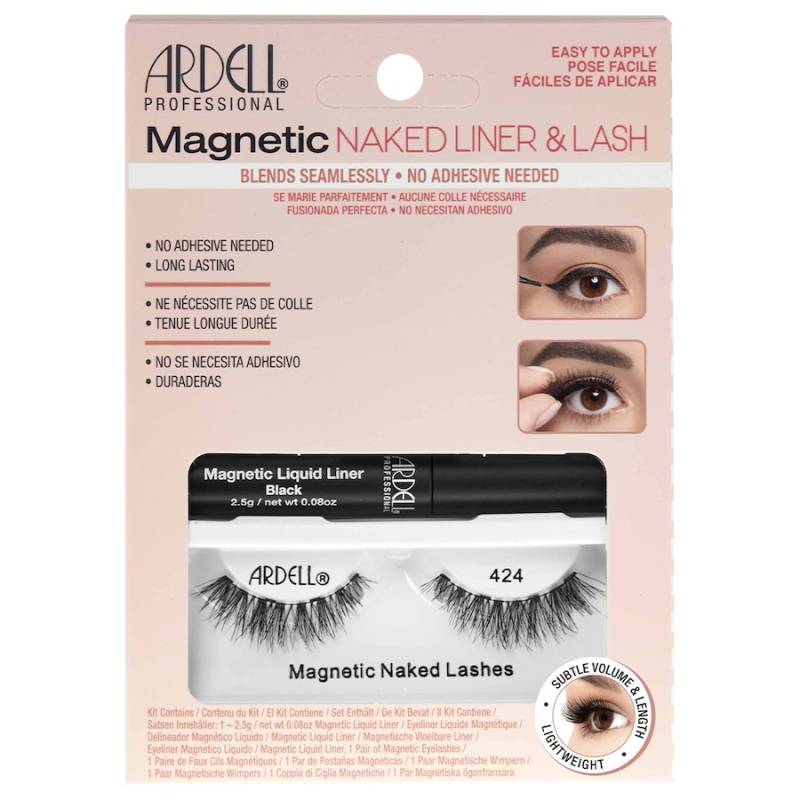 Ardell Magnetic Ardell Magnetic KIT LINER & LASH NAKED LASHES 424 kuenstliche_wimpern 1.0 pieces von Ardell