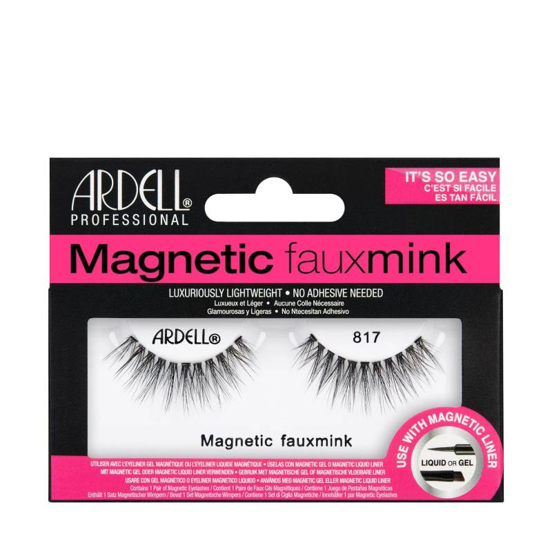 Magnetic Faux Mink 817, Künstliche Wimpern Damen Black Set von ARDELL