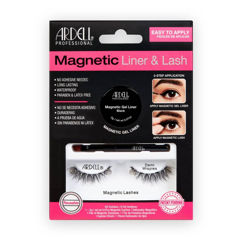 Ardell Magnetic Lashes & Line Demi Wispies Set 3ST von Ardell