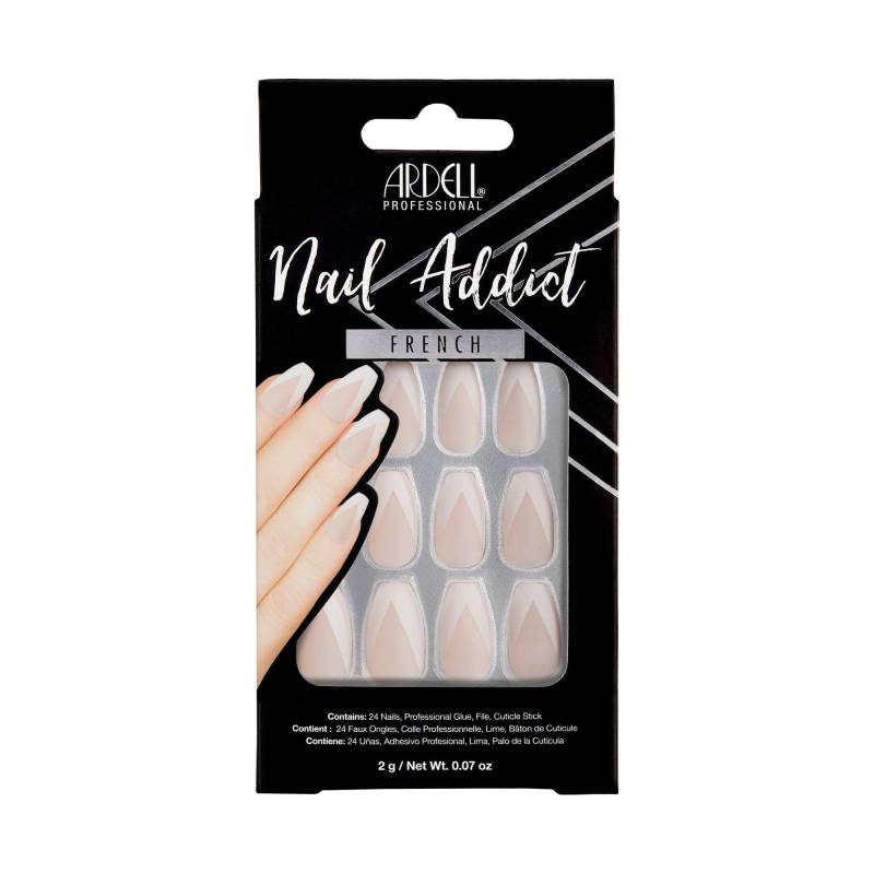 Nail Addict Modern French, Künstliche Fingernägel Damen Weiss Set von ARDELL