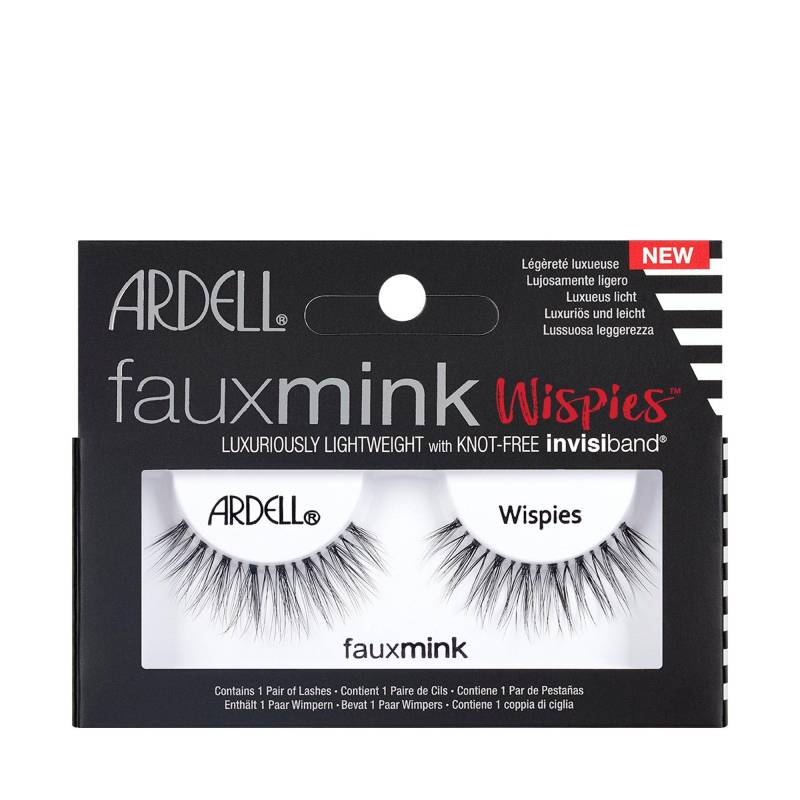 Studio Effects Wispies, Künstliche Wimpern Damen Schwarz Faux Mink Wispies von ARDELL