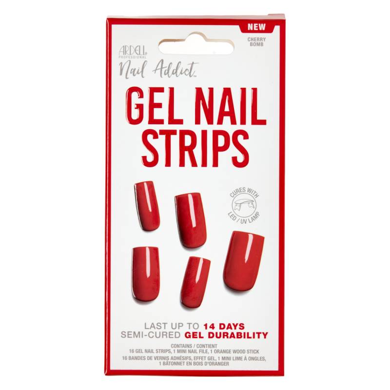 Nail Addict - Gel Nail Strips Cherry Bomb von Ardell