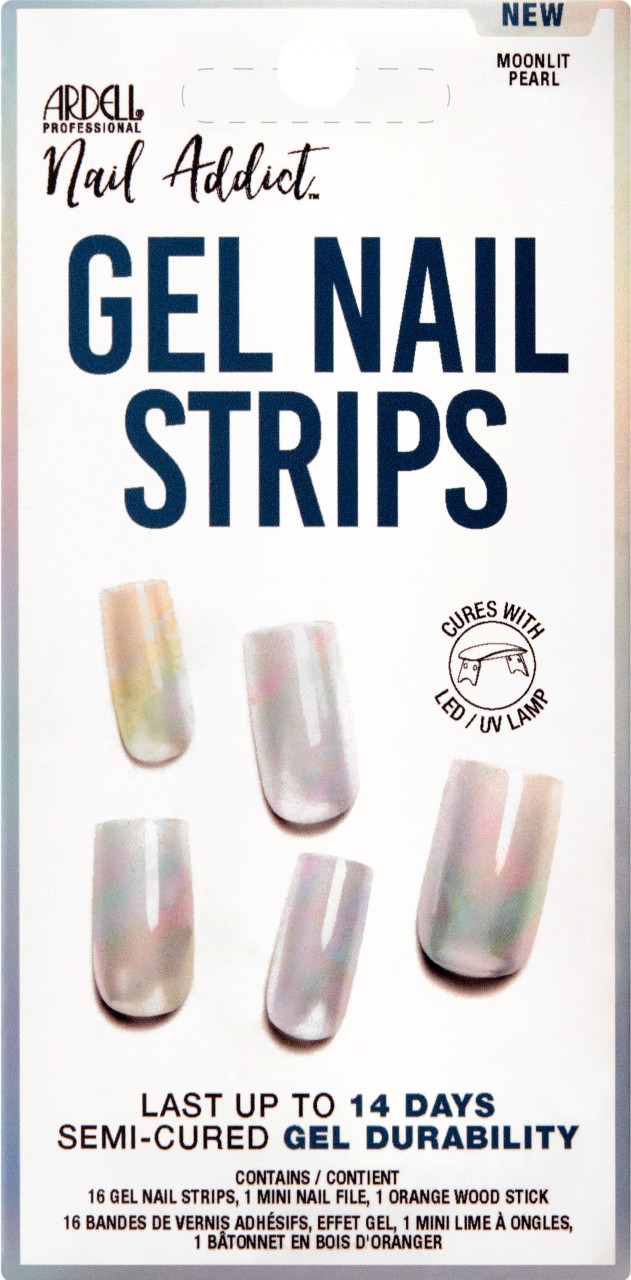 Nail Addict - Gel Strips Moonlit Pearl von Ardell