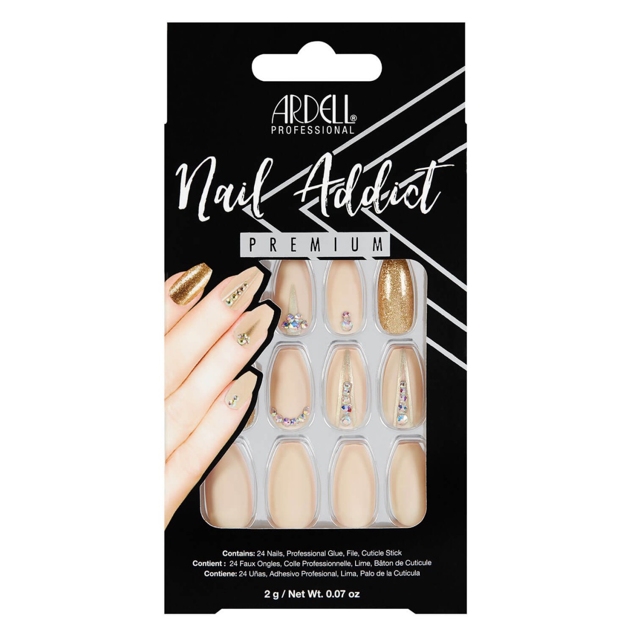 Nail Addict - Nail Addict Nude Jeweled von Ardell