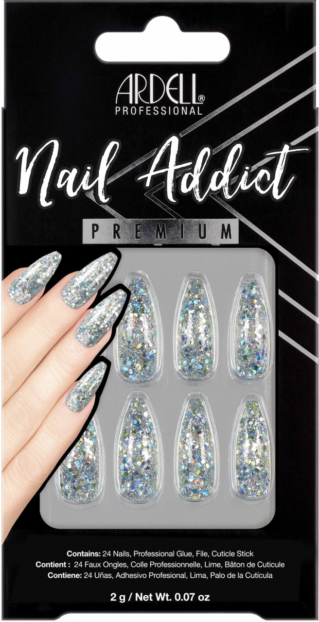 Nail Addict - Premium Blue Jeweled Glitter von Ardell