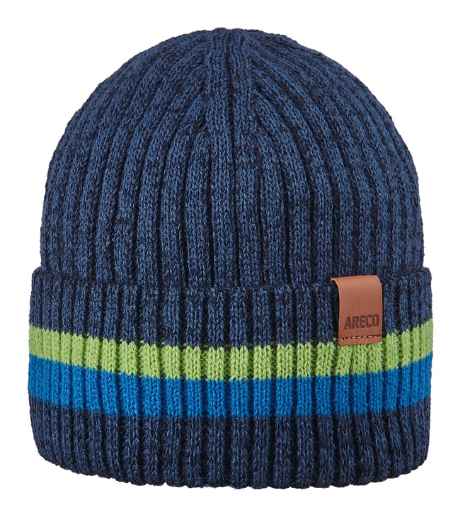 Areco Beanie Umschlag Mütze denim von Areco