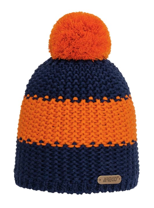 Areco Mütze Blockstreifen Mütze orange Areco Mütze Blockstreifen Mütze orange von Areco