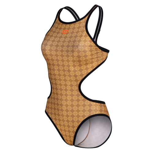 Arena Damen Arena 50th Gold Swimsuit Tech One Back - beige (Grösse: D 32) von Arena