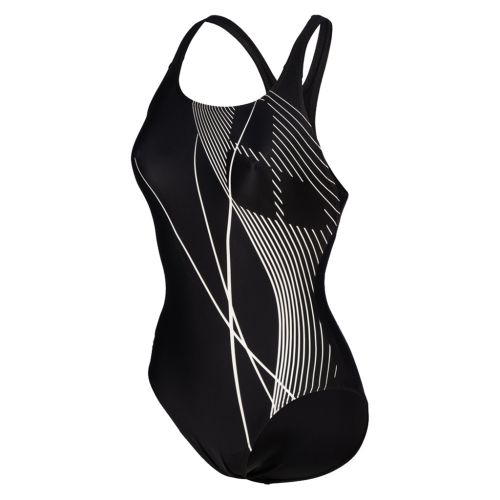 Arena Damen Arena Branch Swimsuit Swim Pro Back Lb - schwarz (Grösse: D 38) von Arena