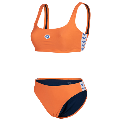 Arena Damen Arena Icons Bralette Solid Two Pieces ORANGE (Grösse: D 42) von Arena