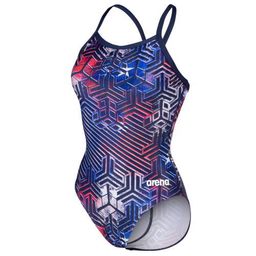 Arena Damen Arena Kikko Pro Swimsuit Lightdrop Back - blau (Grösse: D 36) von Arena