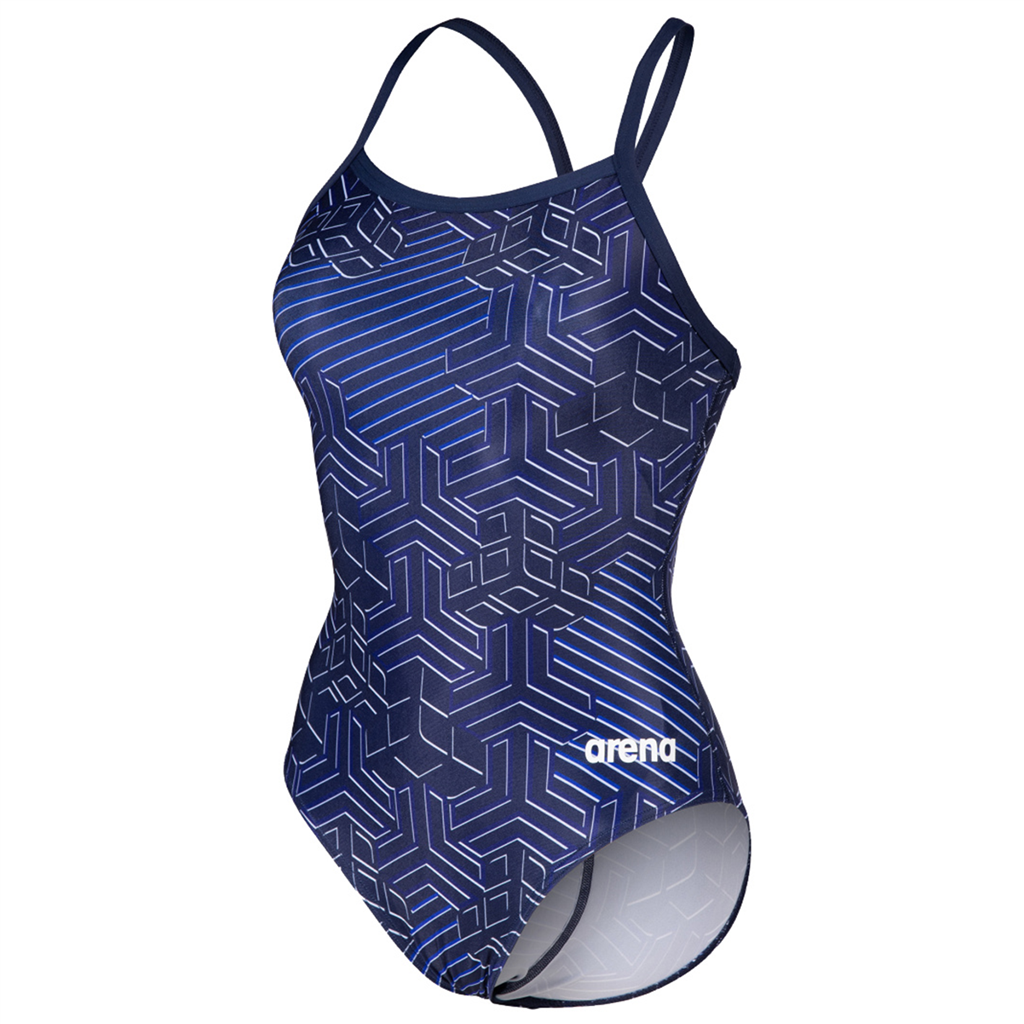 Arena Damen Badeanzüge Arena Damen Badeanzüge W   Kikko Pro Swimsuit Lightdrop Back, Blau, ideal für Wassersport, Blau von Arena