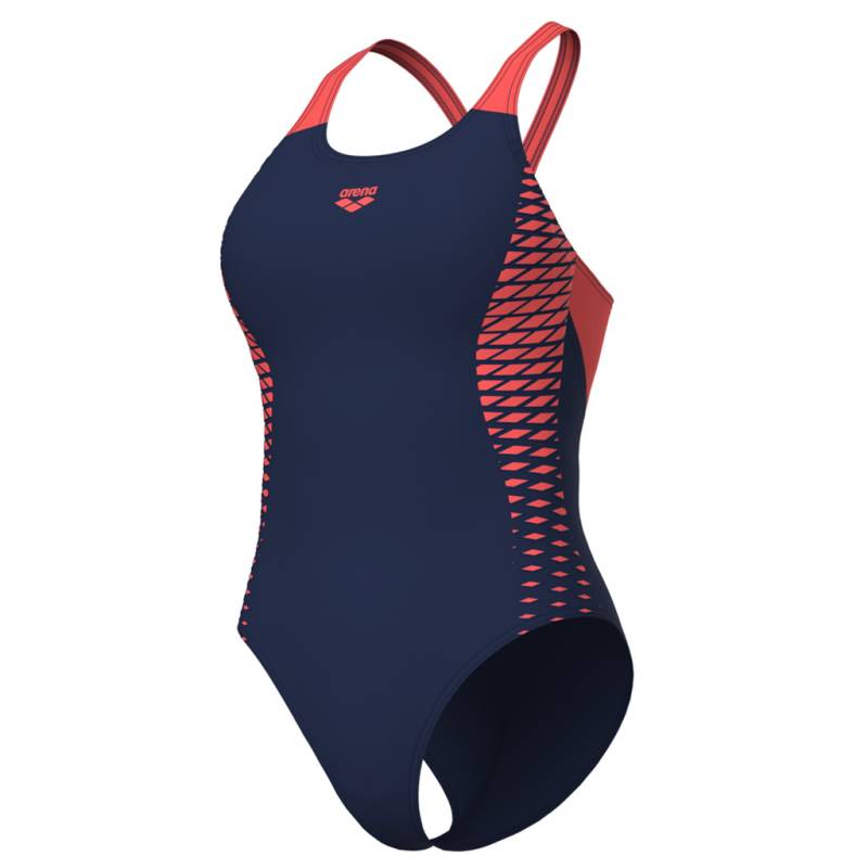 Arena Damen Badeanzüge Arena Damen Badeanzüge W   Openings Swimsuit V Back Lb, Blau, ideal für Wassersport, Blau von Arena