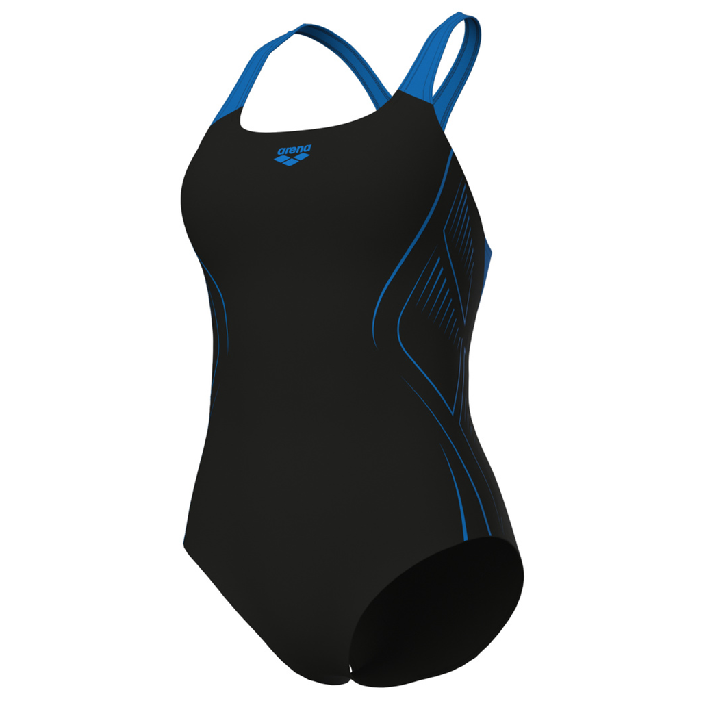 Arena W Arena Reflecting Swimsuit Swim Pro Back Lb Badeanzug Damen Schwarz, Grösse: D 36 von Arena