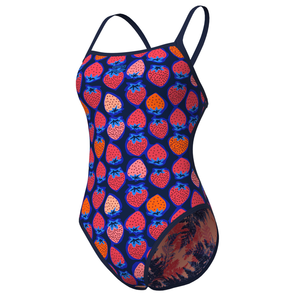 Arena W Arena Reversible Swimsuit Challenge Back Badeanzug Damen Blau, Grösse: D 34 von Arena