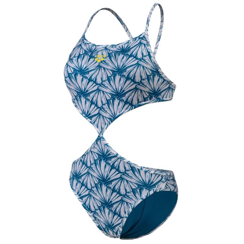 Arena Damen Badeanzüge Arena Damen Badeanzüge W Rule Breaker Swimsuit Twist'N'Mix R, Blau, ideal für Wassersport, Blau von Arena