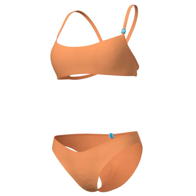 Arena Damen Bikini Sets Arena Damen Bikini Sets W   Essentials Bikini Bandeau, Orange, ideal für Wassersport, Orange von Arena