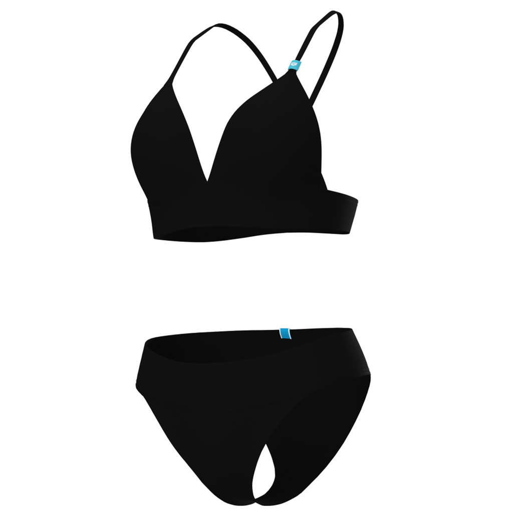 Arena W Arena Essentials Bikini Triangle Bikini Set Damen Schwarz, Grösse: XS von Arena