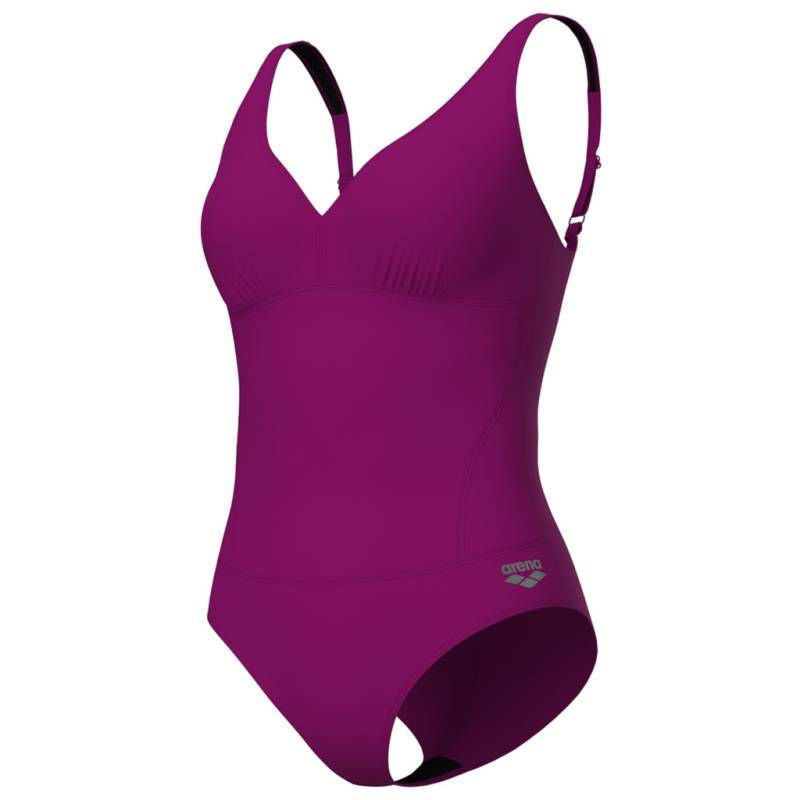 Arena Damen Figurformende Badeanzüge Arena Damen Figurformende Badeanzüge W Bodylift Swimsuit Maura U Back, Violett, ideal für Wassersport, Violett von Arena