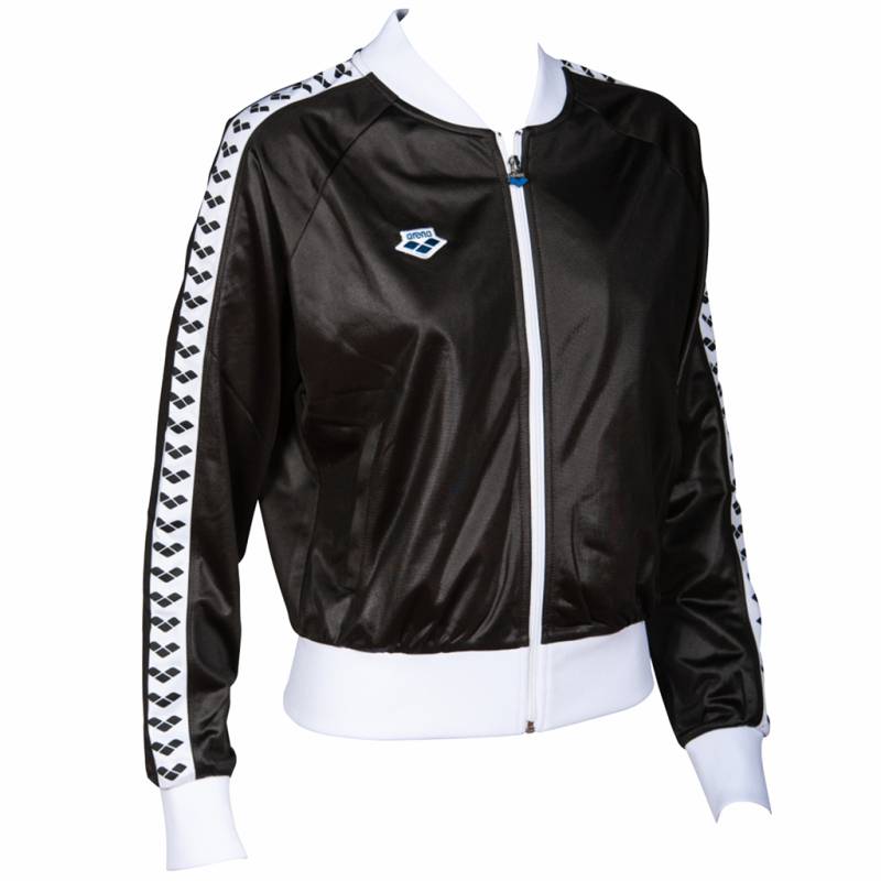 Arena Damen Freizeitjacken Arena Damen Freizeitjacke W Relax Iv Team Jacket, Schwarz, Regular Fit, ideal für Freizeit & Reisen, Schwarz von Arena