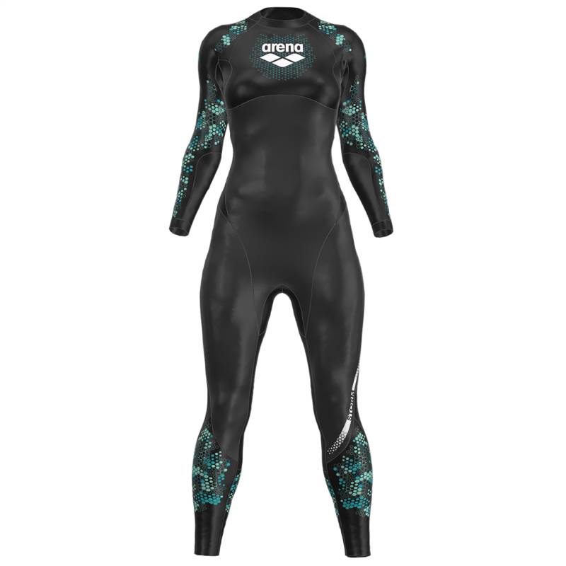 Arena Damen Neoprenanzüge Arena Damen Neoprenanzüge W Storm Wetsuit, Schwarz, ideal für Triathlon, Schwarz von Arena