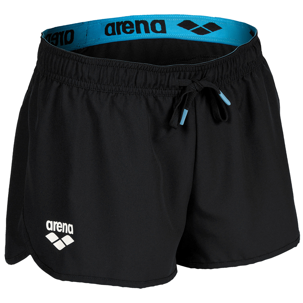 Arena Damen Shorts Arena Damen Shorts W Team Short Solid, Schwarz, ideal für Training, Fitness & Running, Schwarz von Arena