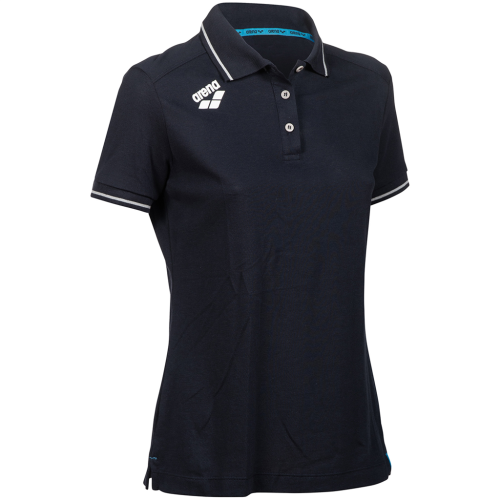 Arena Damen Team Poloshirt Solid Cotton BLAU (Grösse: L) von Arena