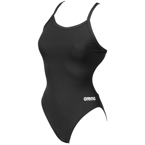 Arena Damen Team Swimsuit Challenge Solid SCHWARZ (Grösse: D 30) von Arena