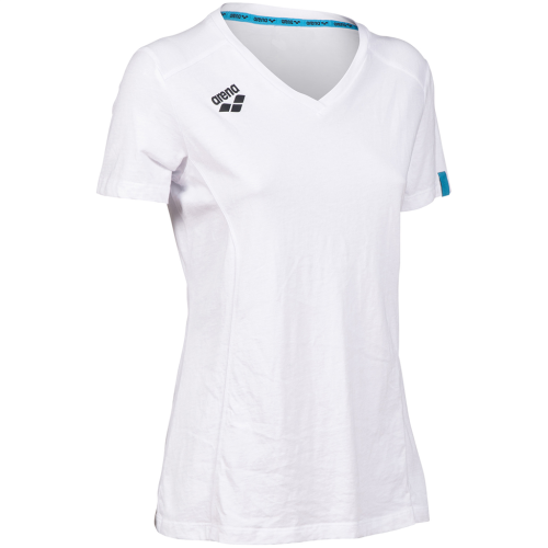 Arena Damen Team T-Shirt Panel - weiss (Grösse: S) von Arena