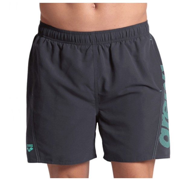 Arena - Fundamentals Logo Boxer R - Badehose Gr 3XL;M;S;XL;XXL grau;schwarz von Arena