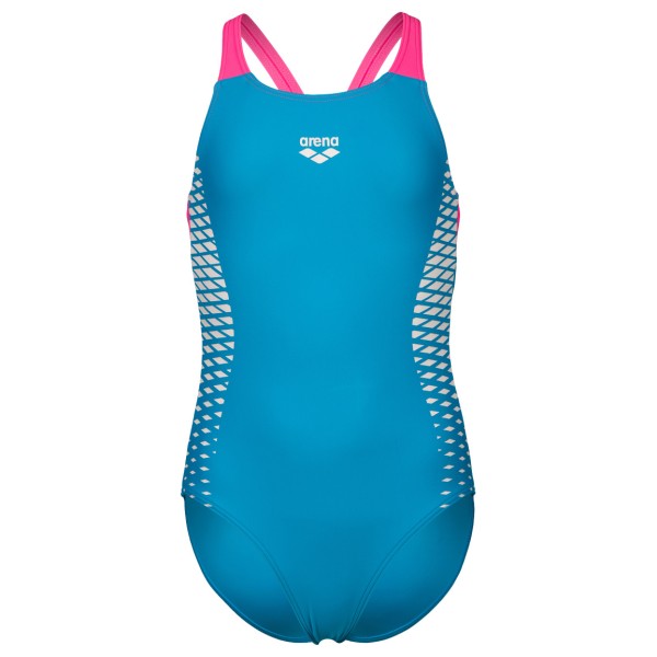 Arena - Girl's Openings Swimsuit V Back - Badeanzug Gr 116;128;140;152;164 blau;schwarz Arena - Girl's Openings Swimsuit V Back - Badeanzug Gr 116;128;140;152;164 blau;schwarz von Arena