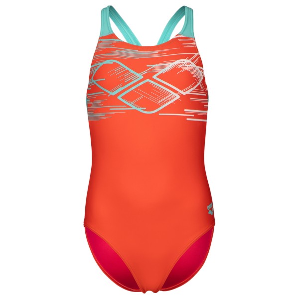 Arena - Girl's Pastime Swimsuit V Back - Badeanzug Gr 140 rot von Arena